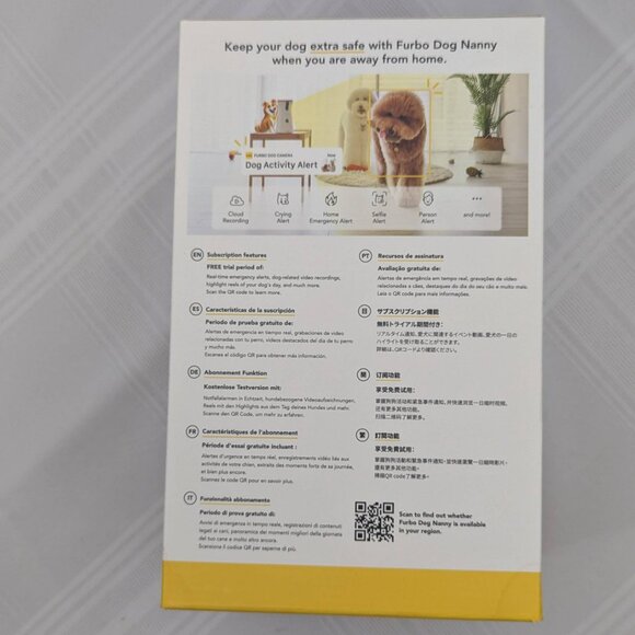 Furbo Interactive Treat-tossing Dog Camera with audio - New in Box - Picture 5 of 8